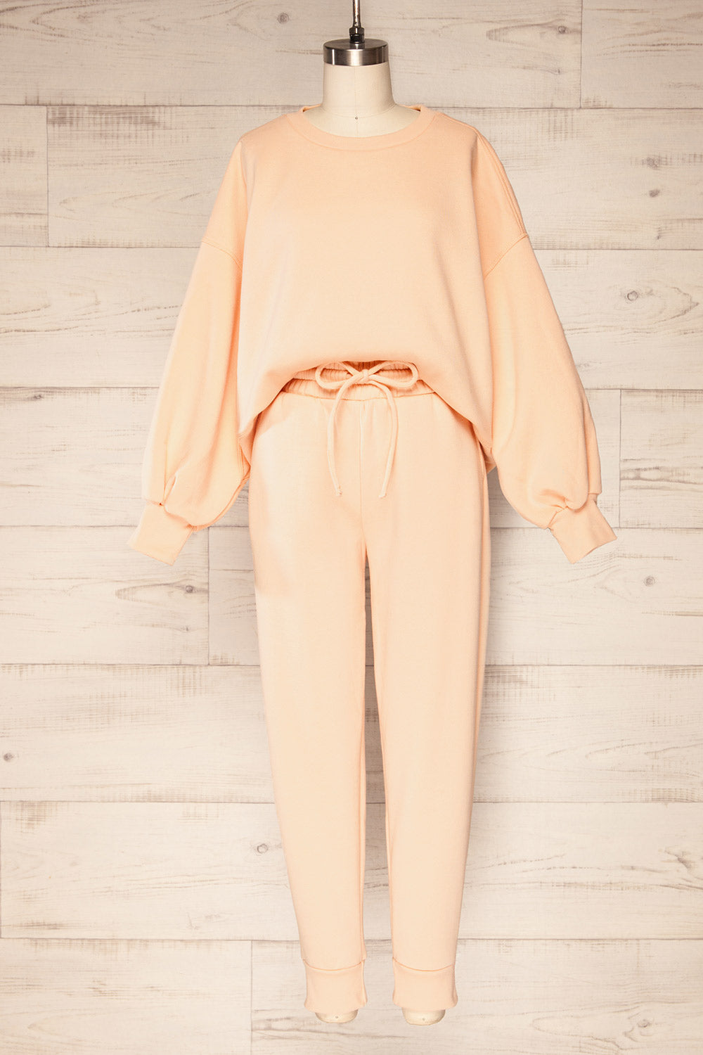 Set Luqa Peach Sweater & Joggers | La petite garçonne set