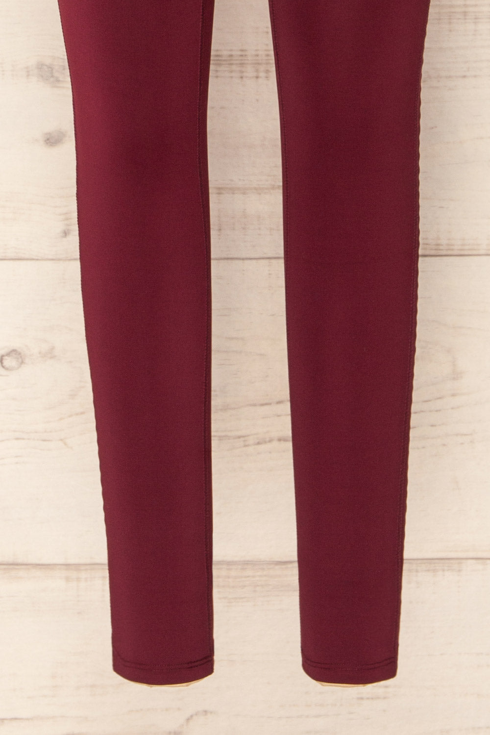 Set Mida Burgundy Sports Bra & Leggings Set | La petite garçonne bottom
