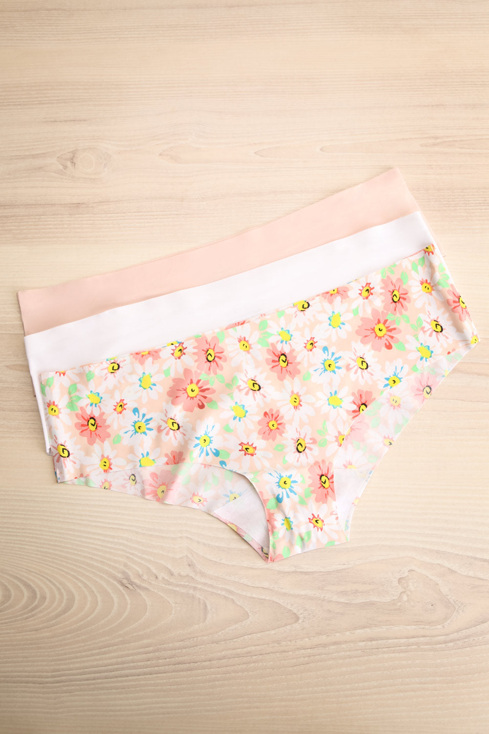 Set Pamplona Pack of 3 Seamless Undies | La petite garçonne set