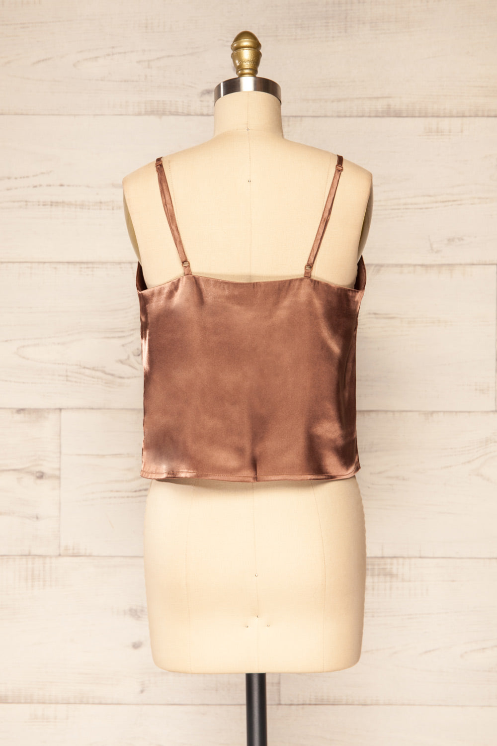 Set Prigatef Satin Cami & Pants | La petite garçonne back view top