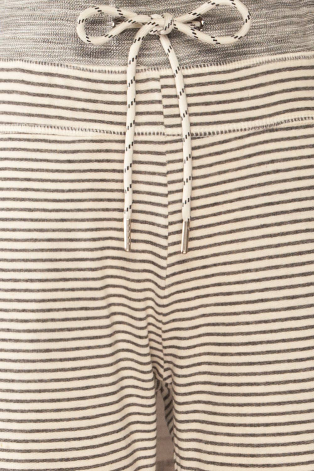 Set Radomko Grey Striped Lounge Set | La petite garçonne fabric