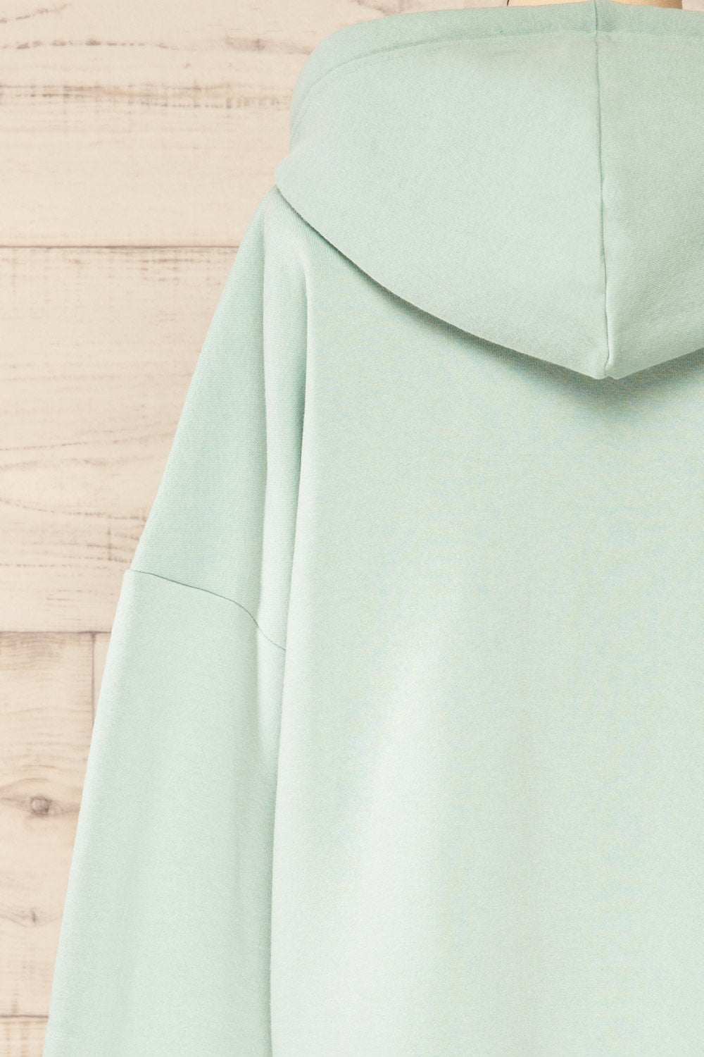 Set Toby Mint Vest and Joggers | La petite garçonne top back close-up