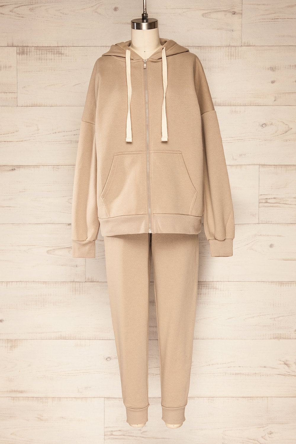 Set Toby Moka Vest and Joggers | La petite garçonne set