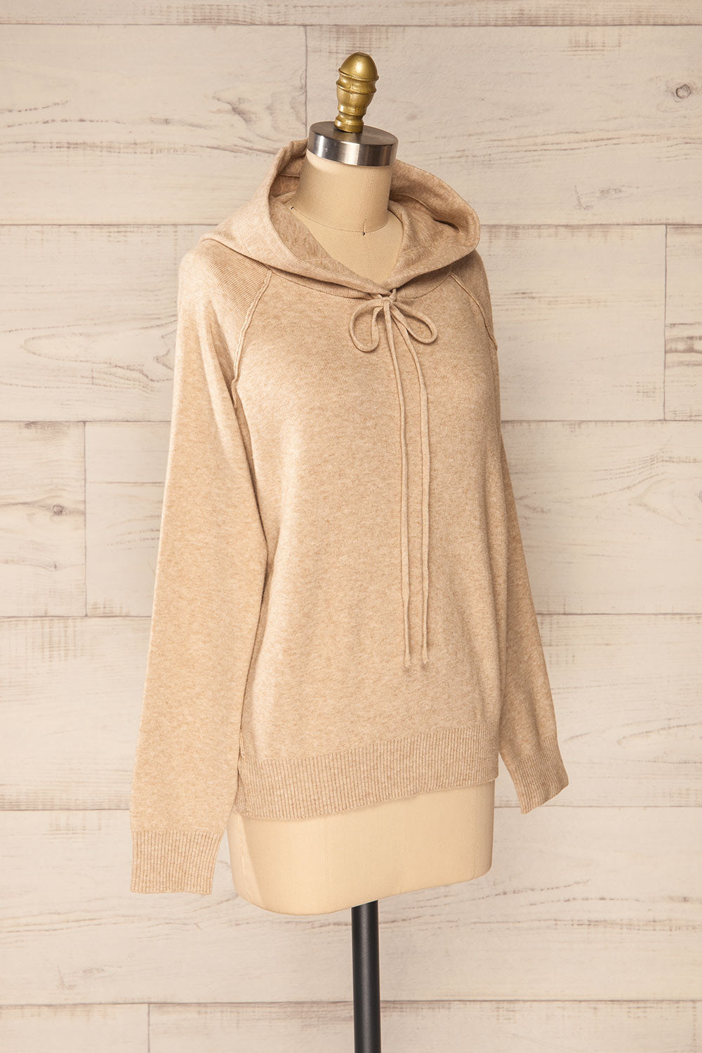 Kaunas Beige Cozy Lounge Set | La petite garçonne top side view