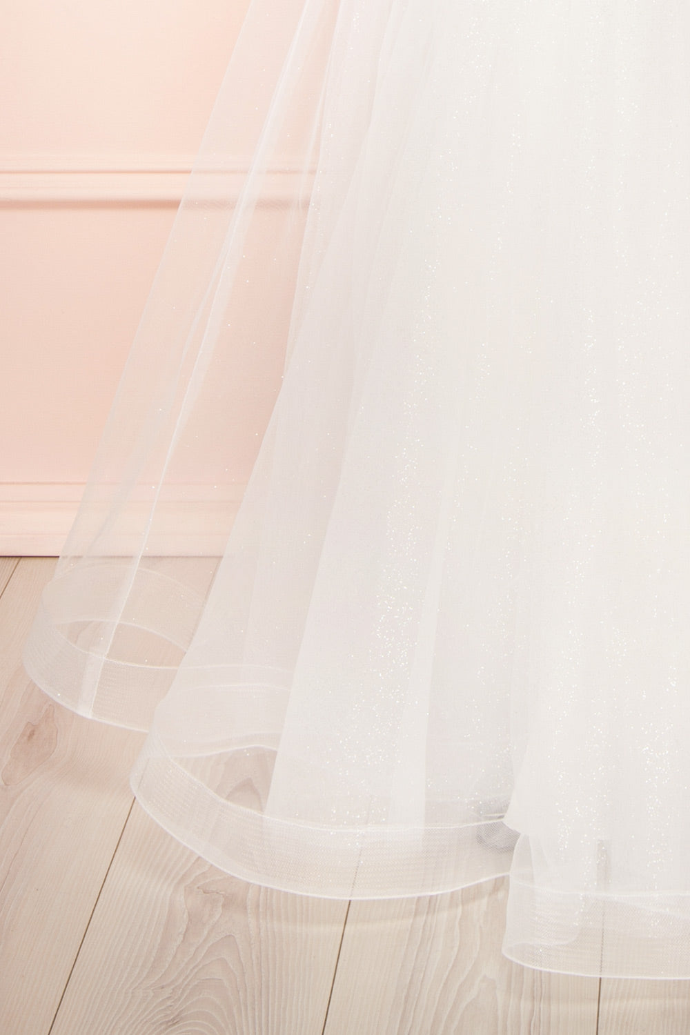 Seyori Ivory Floral Maxi Gown w/ Detachable Sleeves | Boudoir 1861 bottom