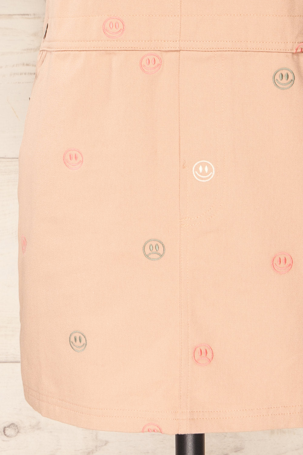 Shanicka Short Overall Dress w/ Embroidery | La petite garçonne motif