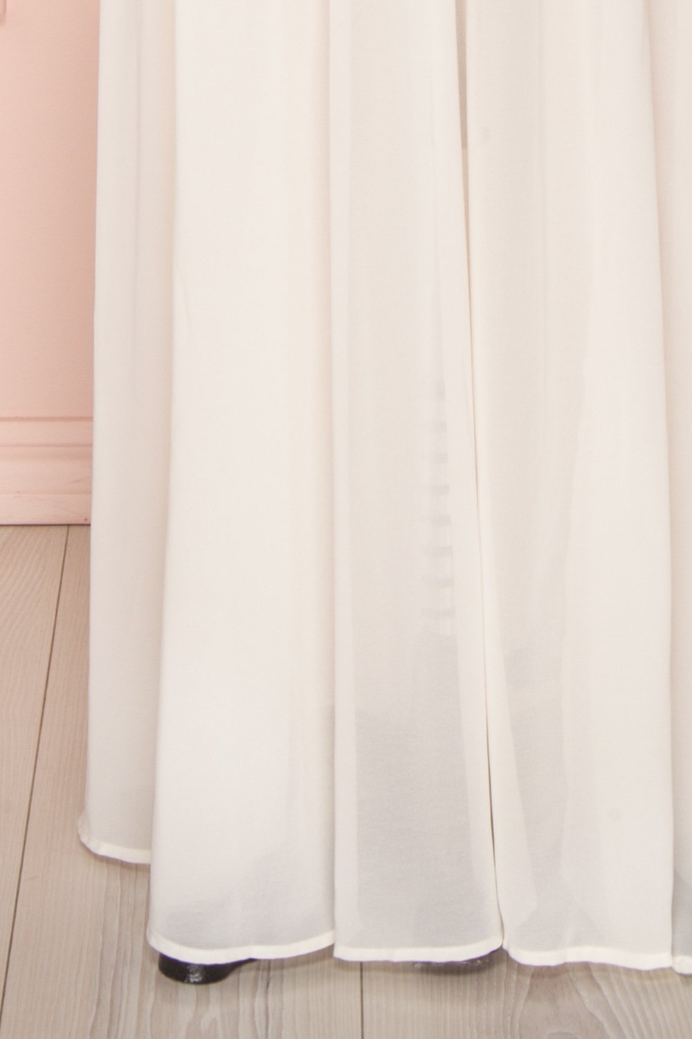 Shio Ivory | Long Chiffon Dress