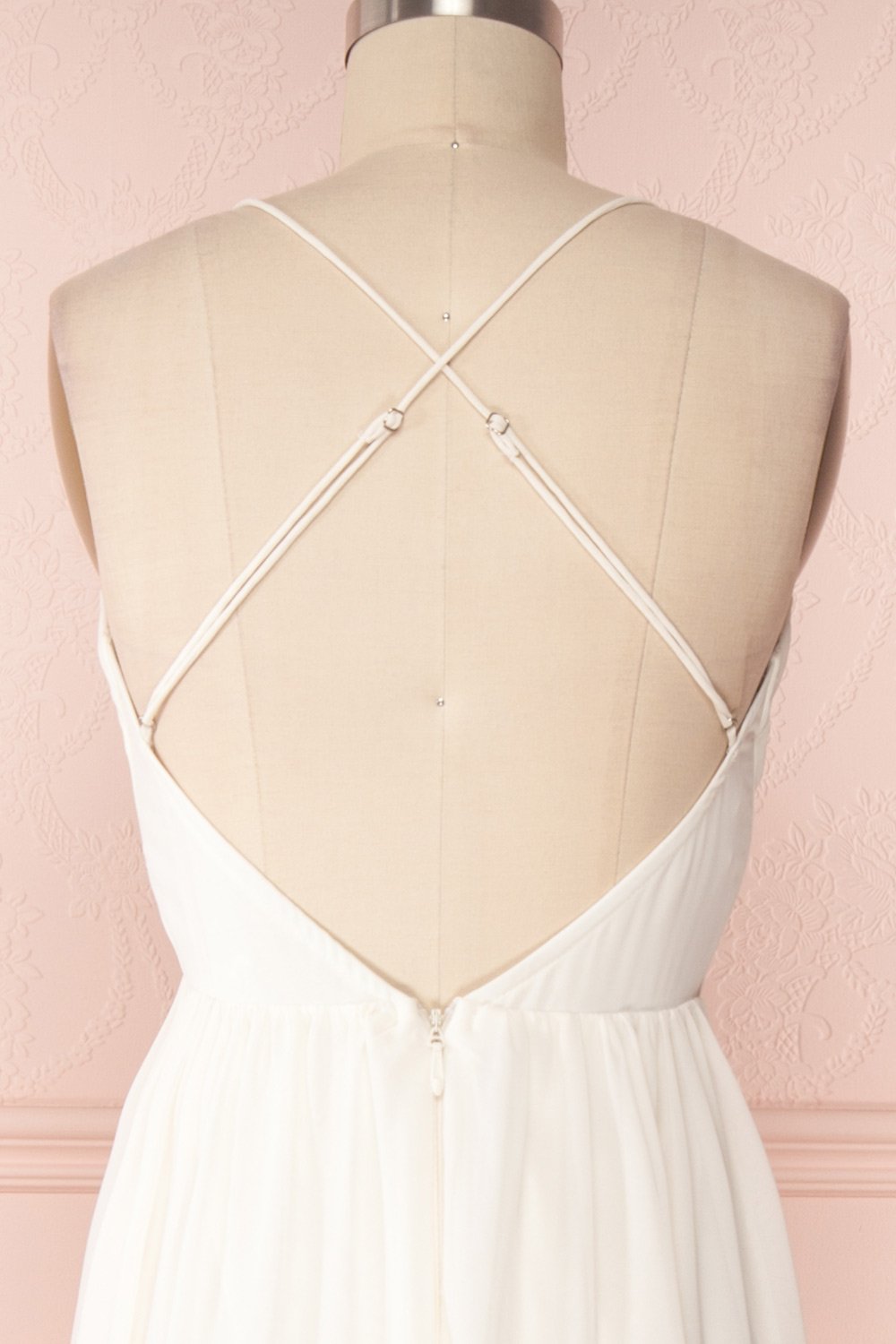 Shio Ivory | Long Chiffon Dress