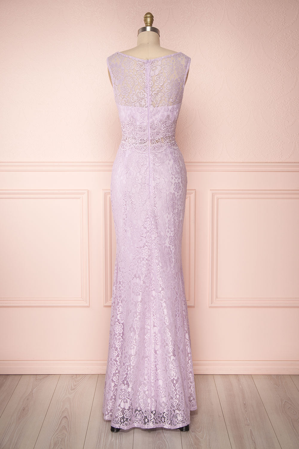 Shizko Lilac | Lace Mermaid Gown