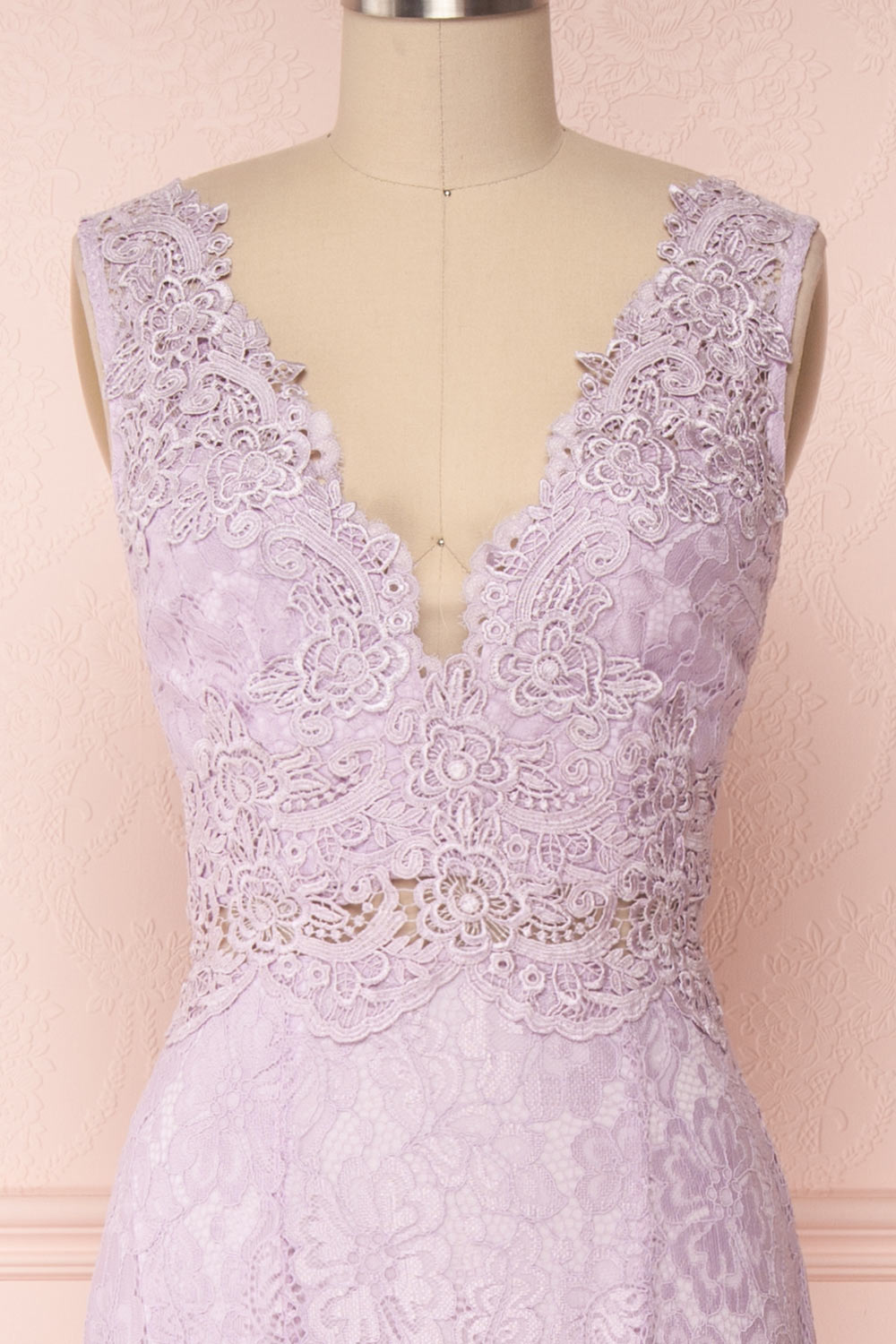 Shizko Lilac | Lace Mermaid Gown