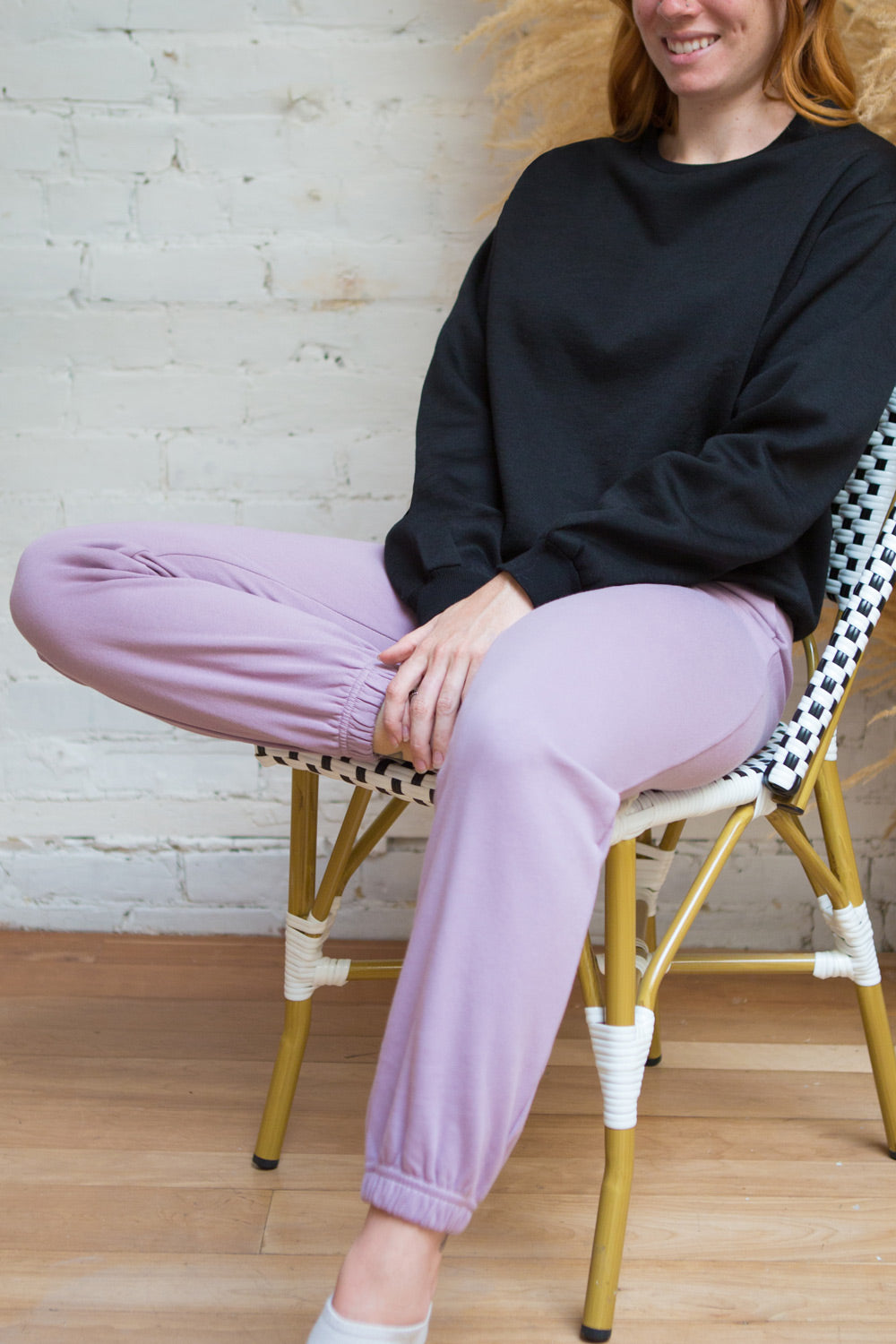 Sisak Lilac Purple Drawstring Joggers | La petite garçonne