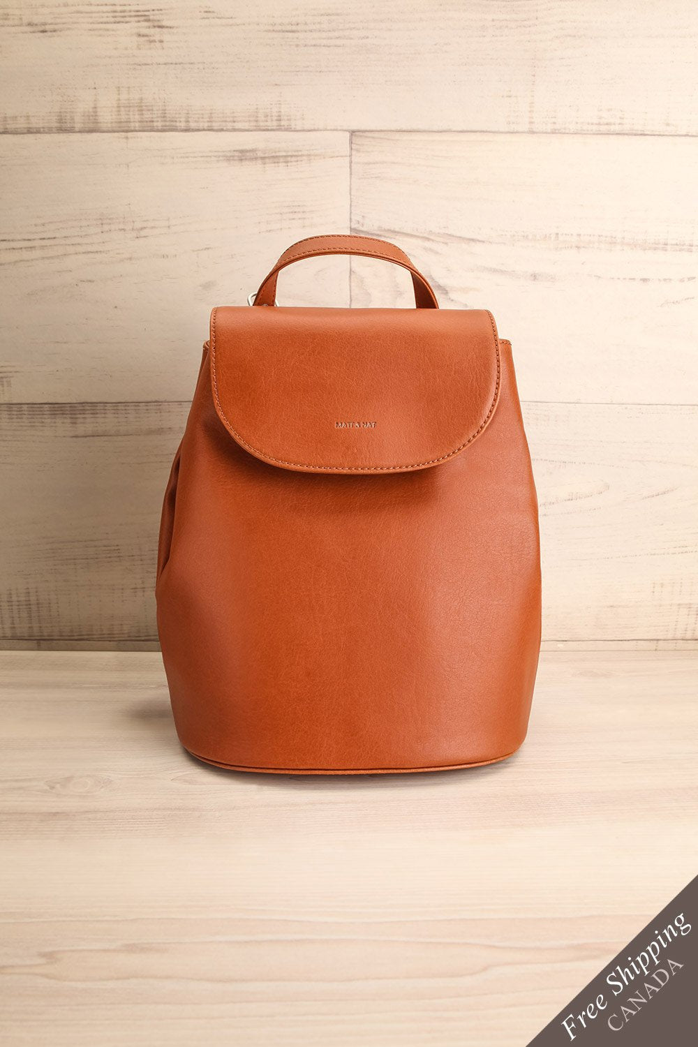 Soho Chili Vegan Matt & Nat Backpack | La petite garçonne front view