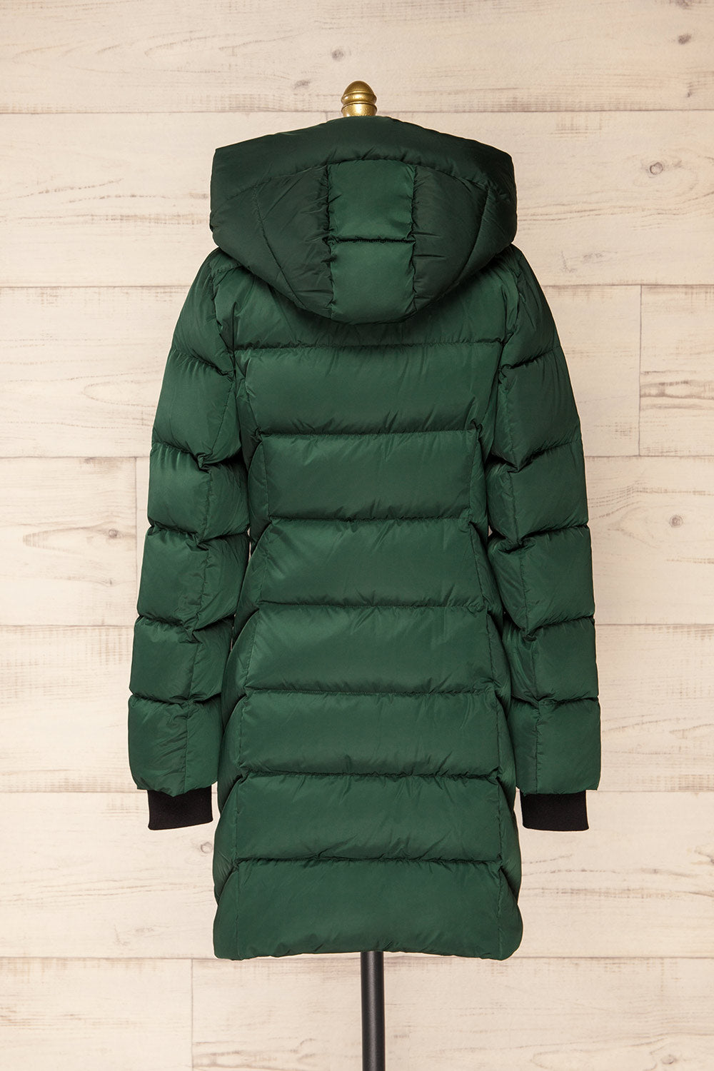 Sonny Forest Green Soia&Kyo Parka Coat with Hood | La Petite Garçonne back view