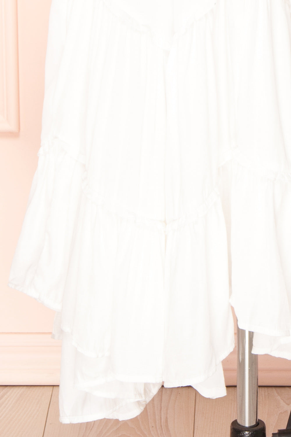 Stardust Short Sleeve Midi Dress w/ Laced Back | Boutique 1861 bottom