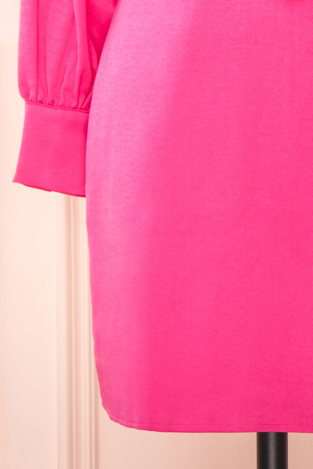 Sylvana Fuchsia Long Sleeve Cocktail Dress | Boutique 1861 bottom