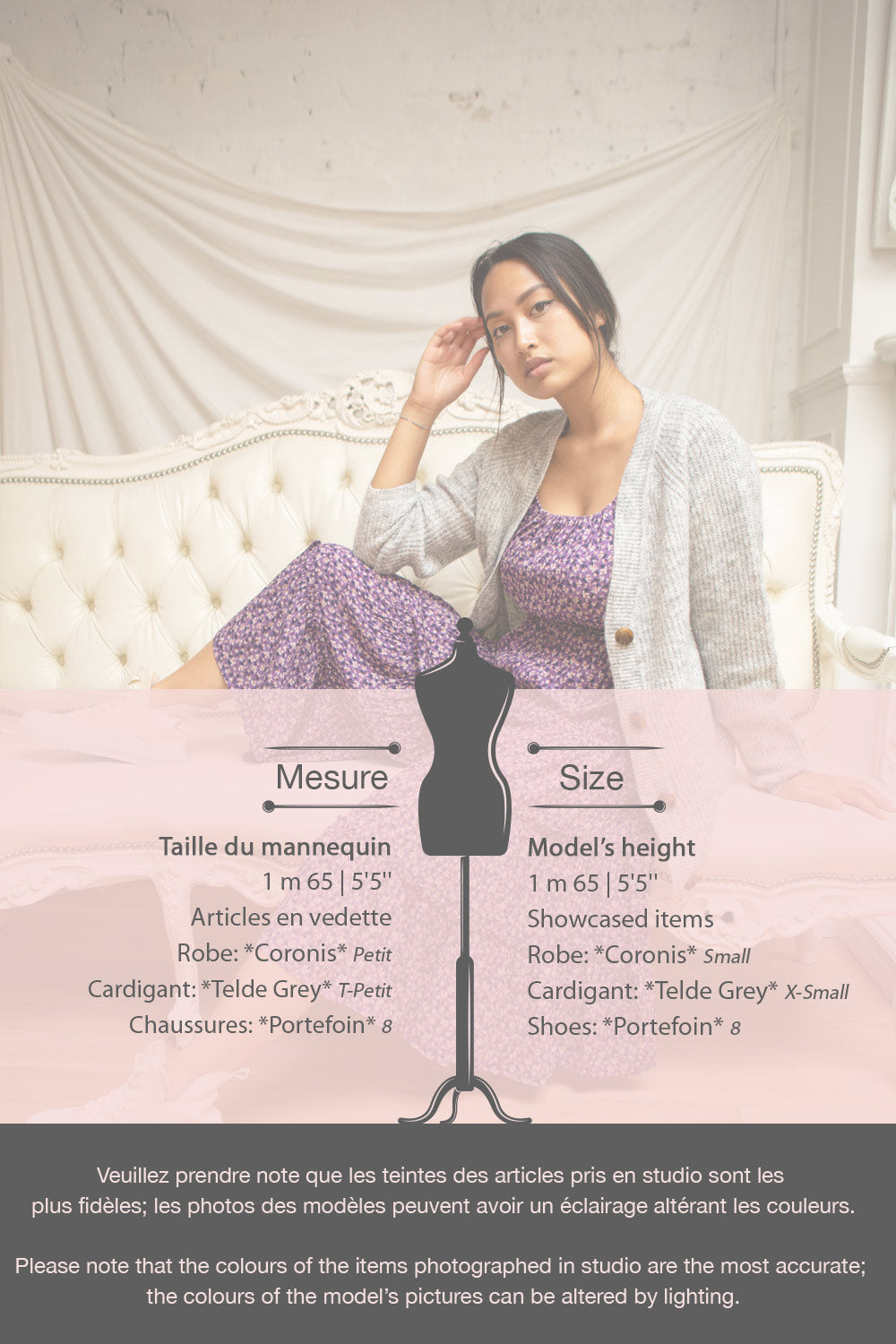 Coronis Purple Layered Floral Jumpsuit | La petite garçonne fiche