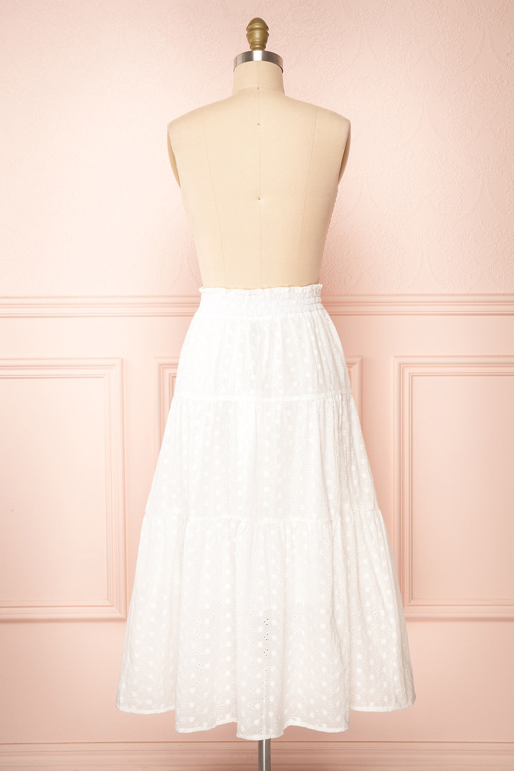 Teresinha Embroidered Midi Skirt | Boutique 1861 back view