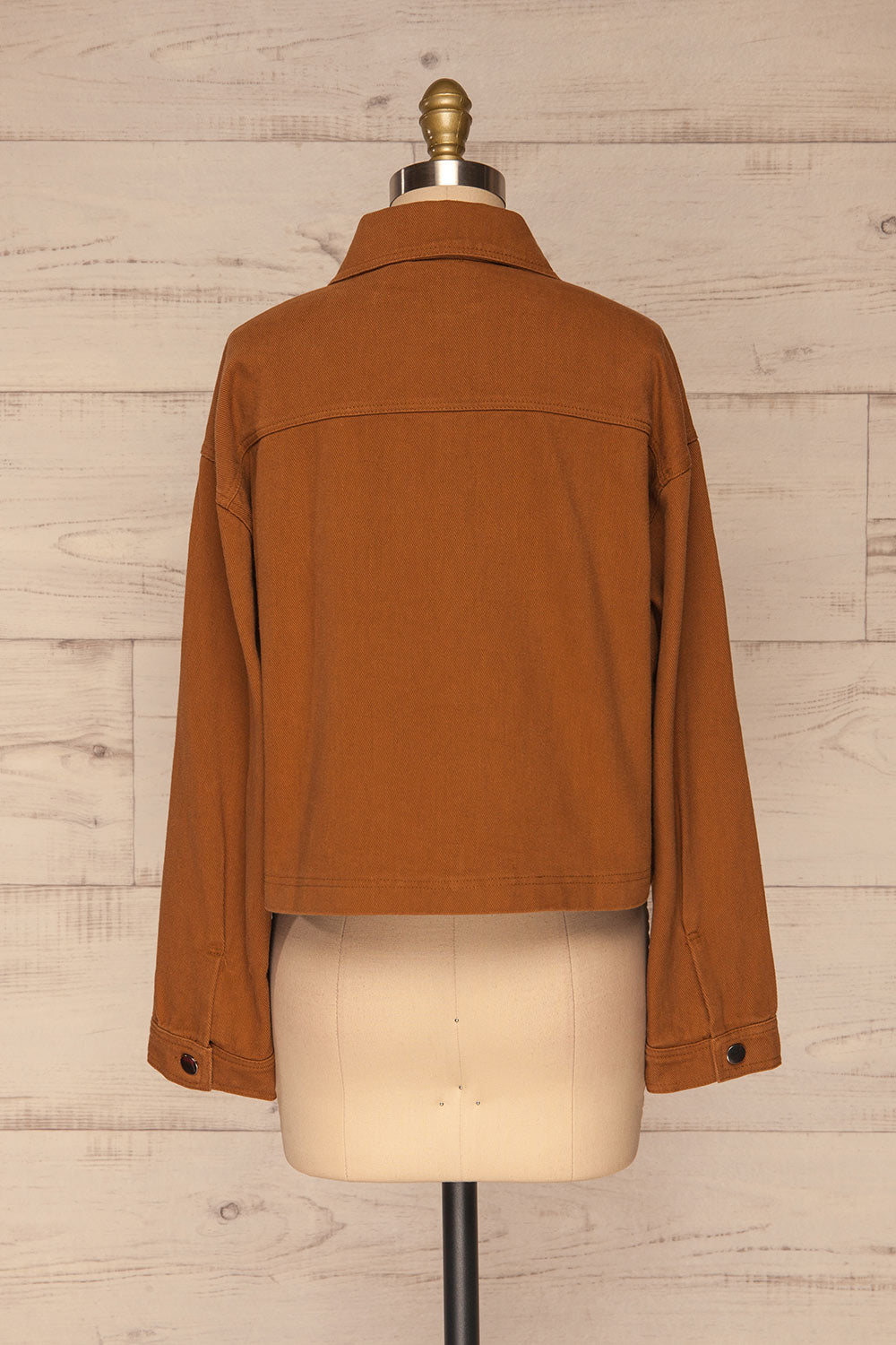 Ternopil Brown Trucker Jacket | Veste | La Petite Garçonne back view