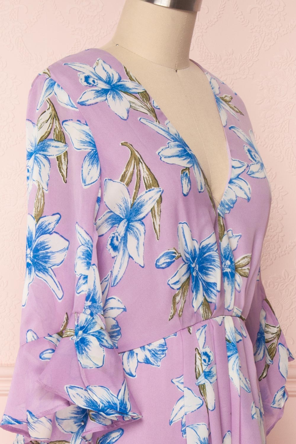 Tetua Lilas | Purple Floral Dress