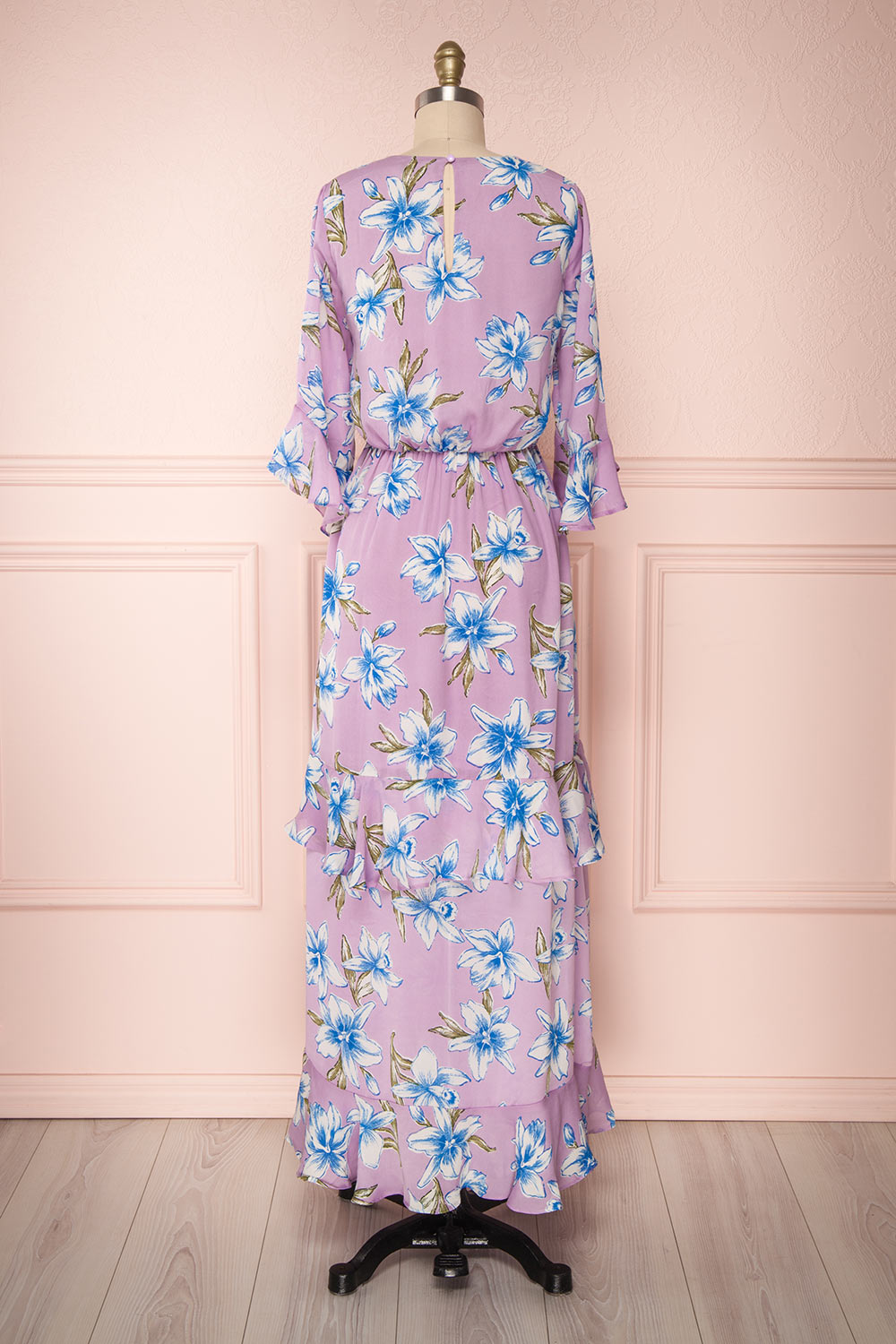 Tetua Lilas | Purple Floral Dress