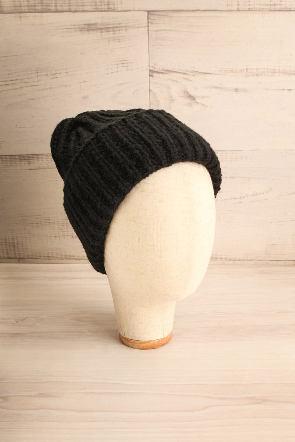 Timpaki Black Knit Tuque on mannequin | La Petite Garçonne