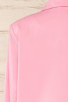 Toledo Pink Oversized Blazer w/ Pockets | La petite garçonne back close-up