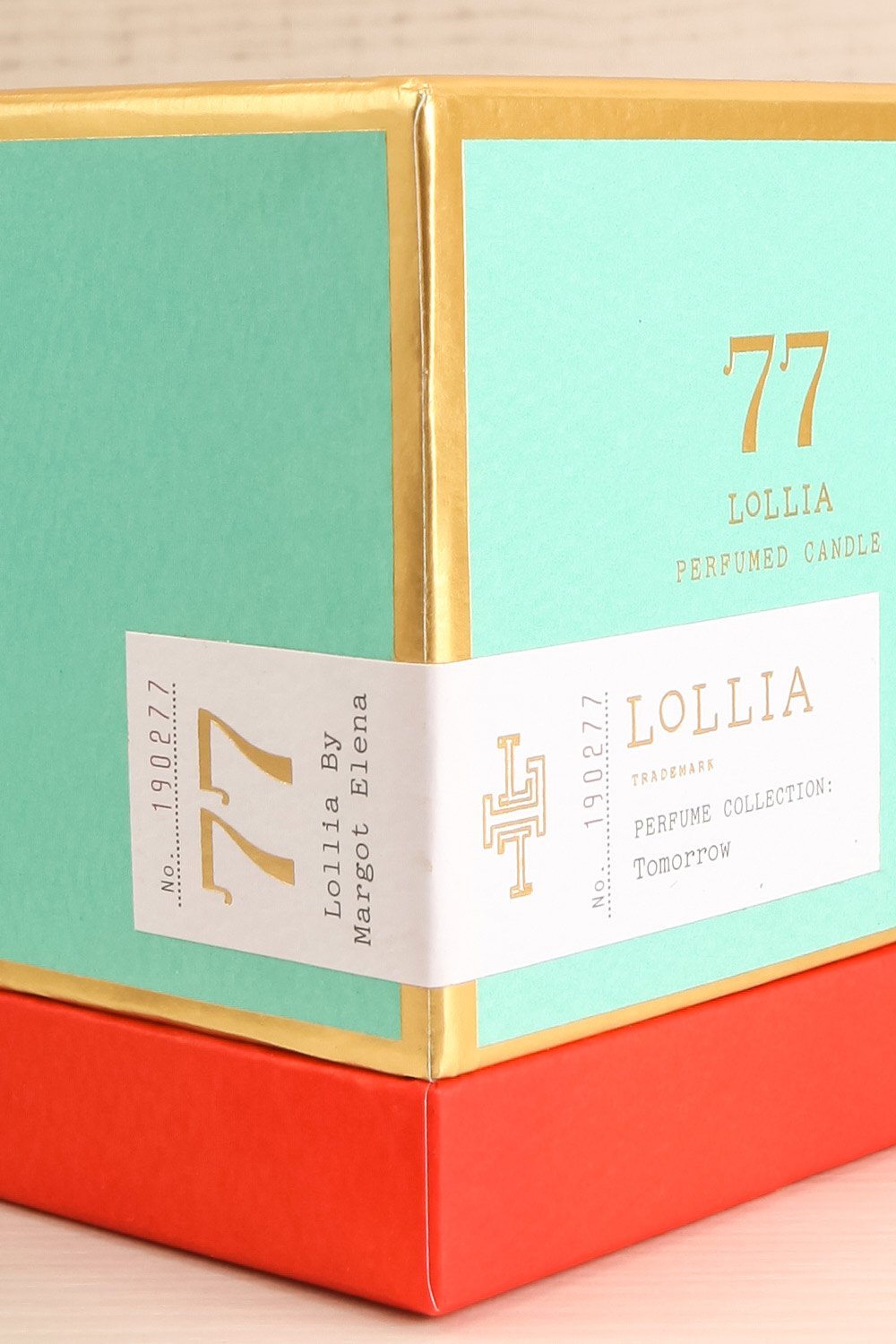 Tomorrow Candle | Chandelle | La Petite Garçonne Chpt. 2 packaging close-up