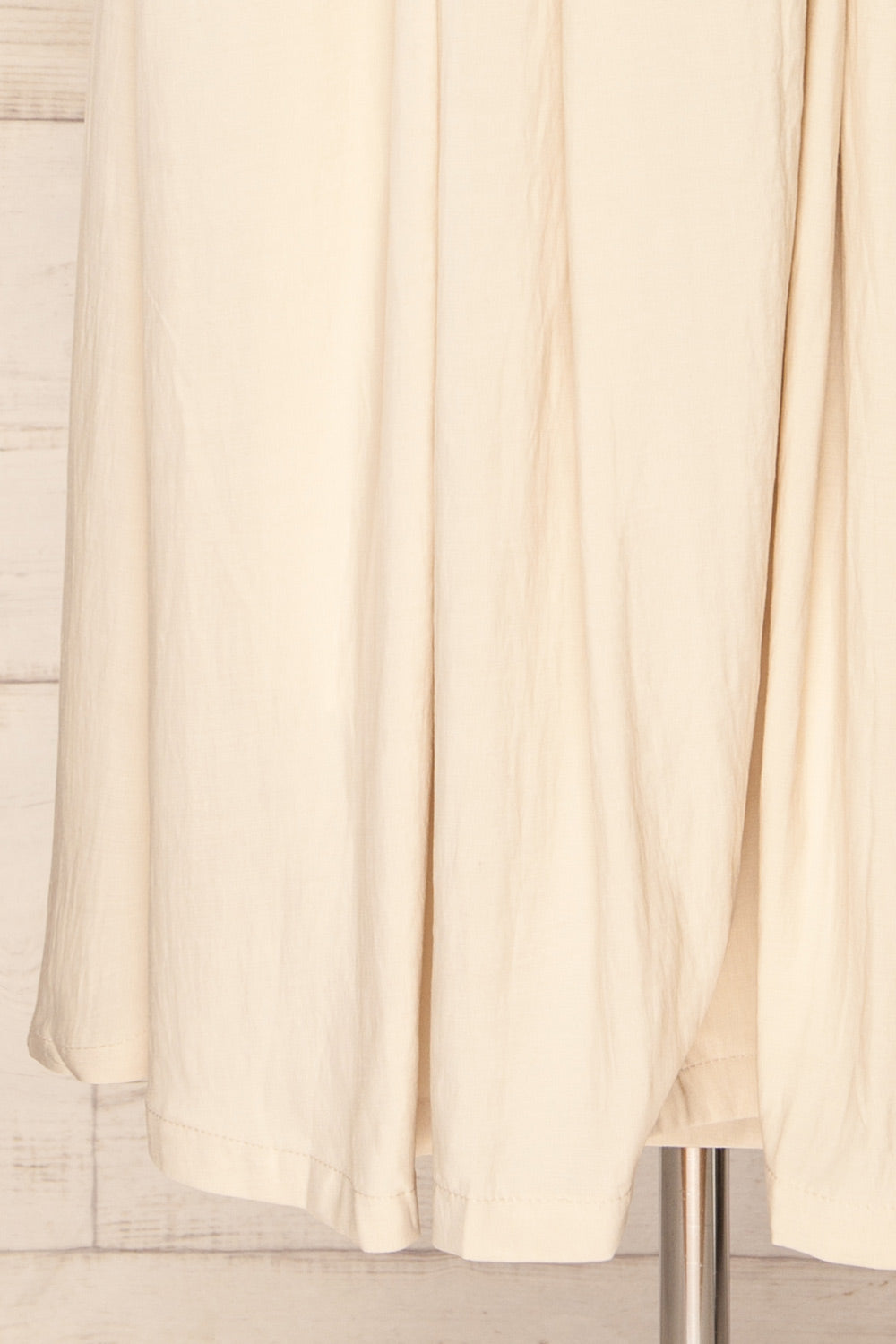 Torrelavega Beige Midi Dress w/ Pockets and Belt | La petite garçonne bottom