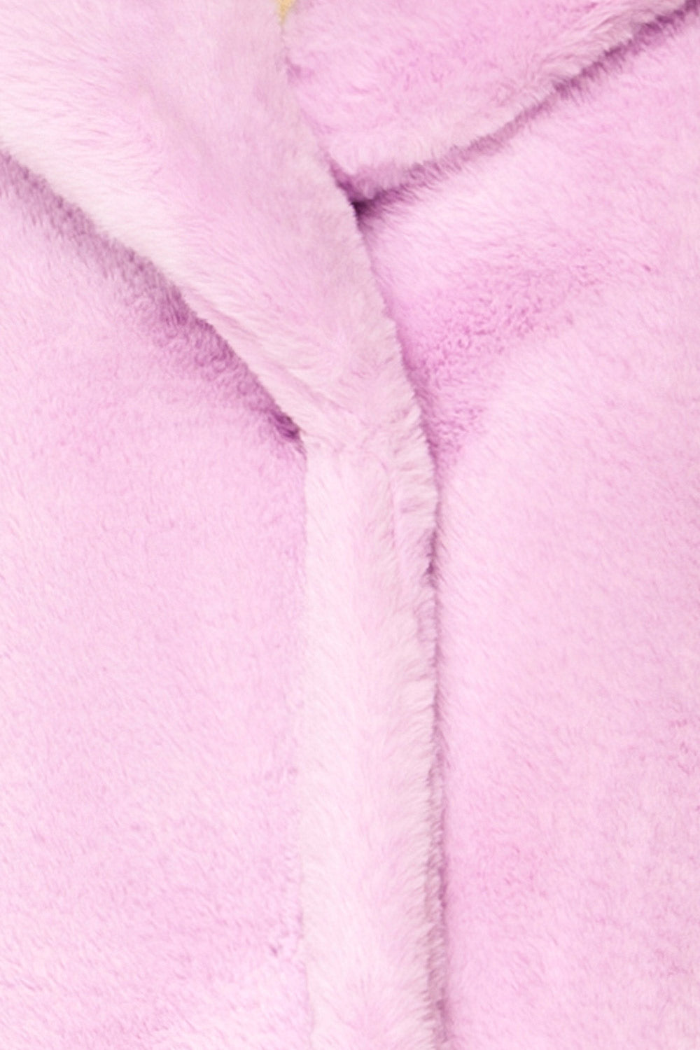 Torrent Lilac Soft Fuzzy Coat | La petite garçonne fabric