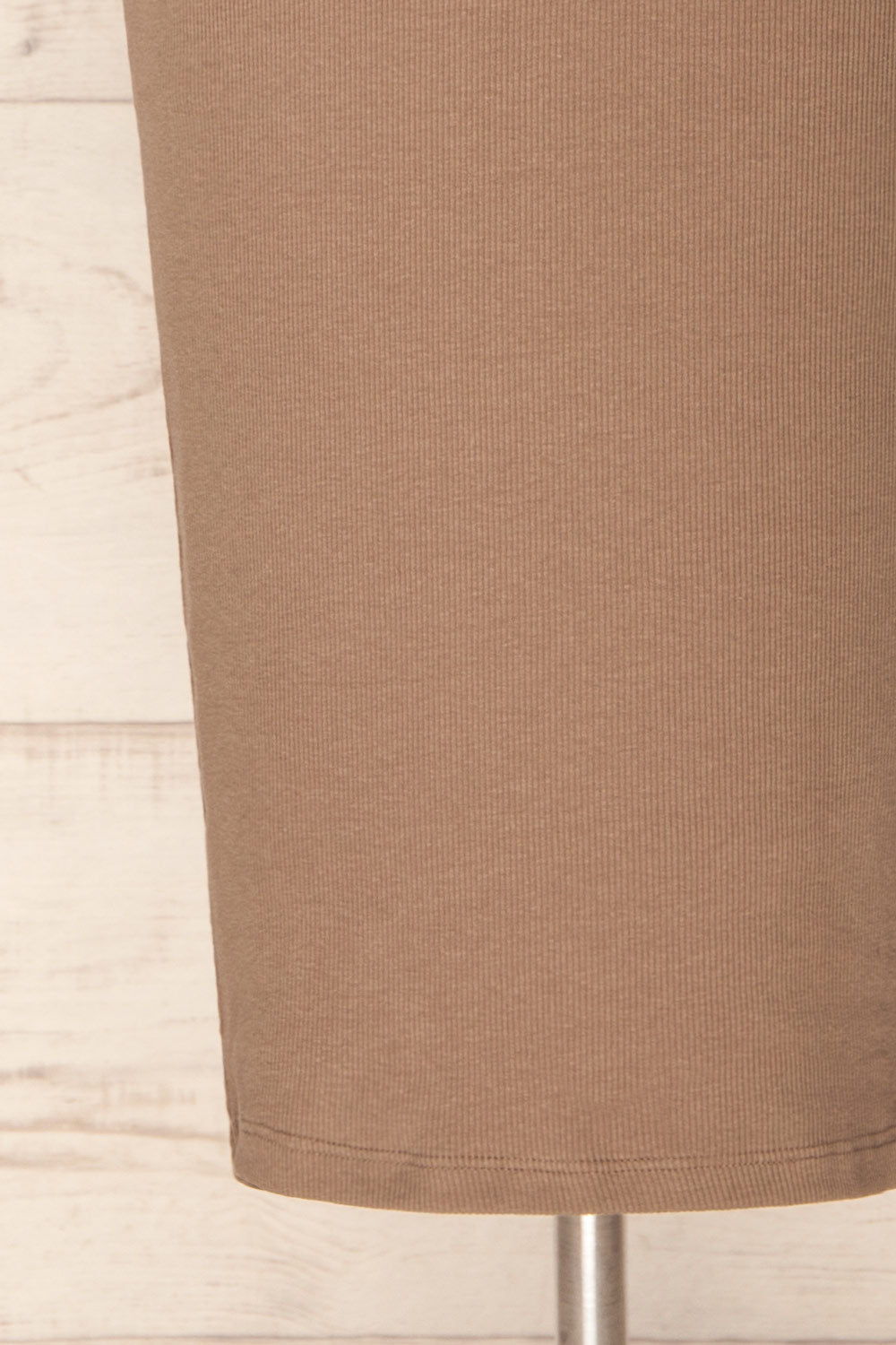 Torretta Ribbed Fitted Midi Dress | La petite garçonne bottom