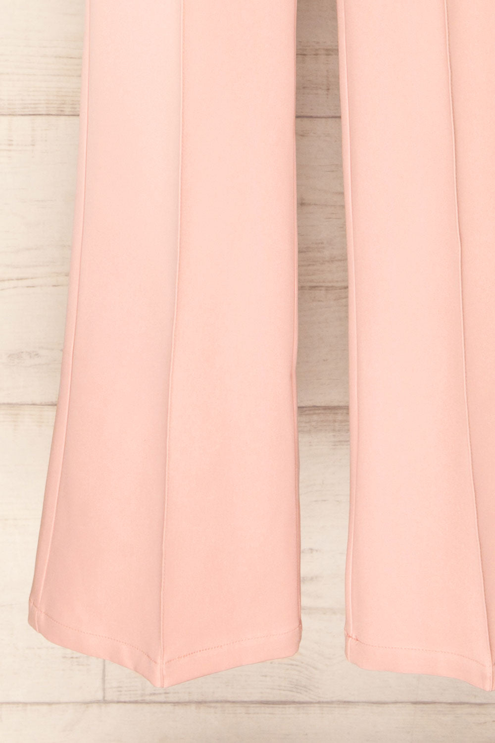 Turbine Pink Solid Stitch Straight Leg Trousers | La petite garçonne bottom