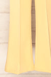 Turbine Yellow Solid Stitch Straight Leg Trousers | La petite garçonnelegs