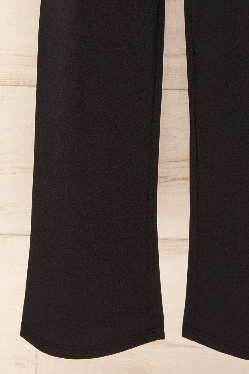 Ugine Black High-Waisted Flare Leg Pants | La petite garçonne bottom