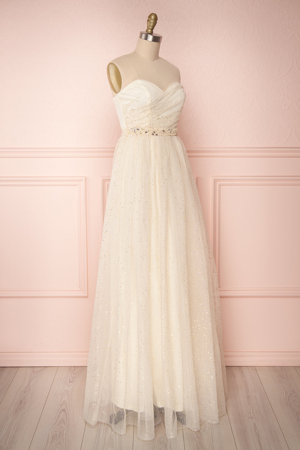 Ukiha Day | Cream Tulle Dress