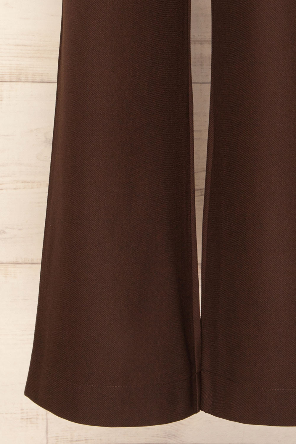 Urtige Brown High-Waisted Wide Leg Pants | La petite garçonne bottom
