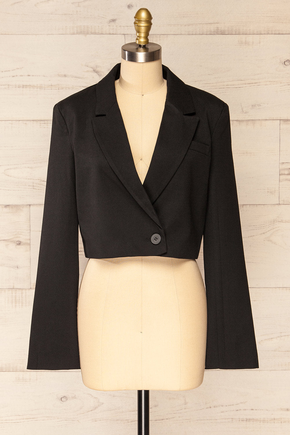 Valdemoro Cropped Blazer | La petite garçonne front view