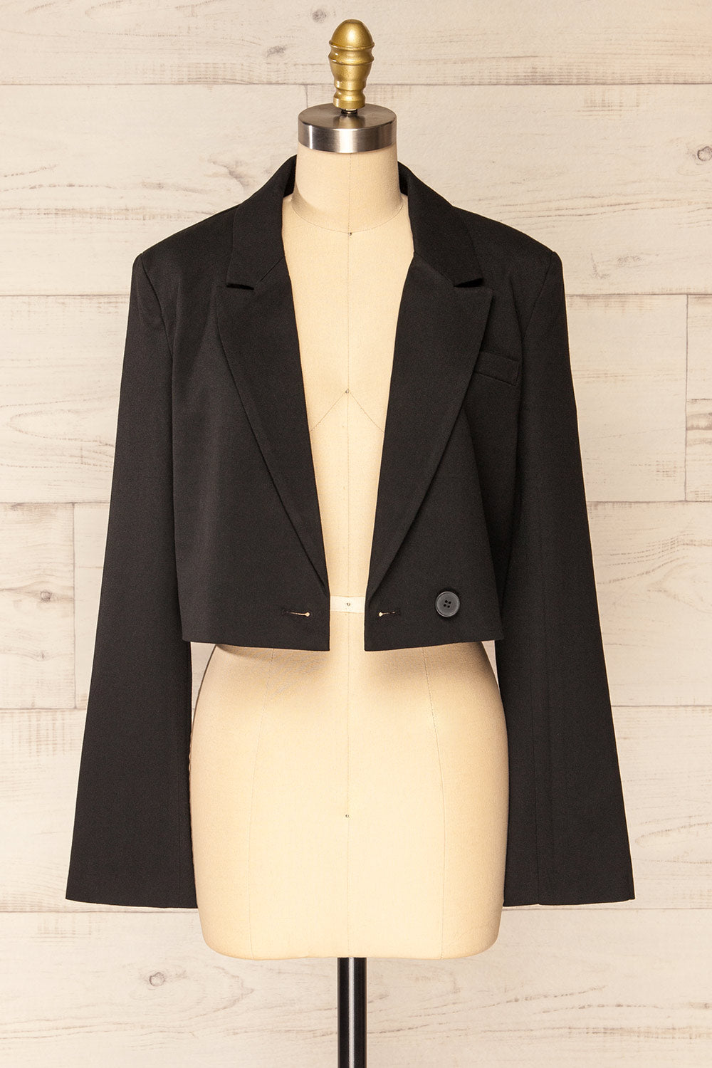 Valdemoro Cropped Blazer | La petite garçonne open view