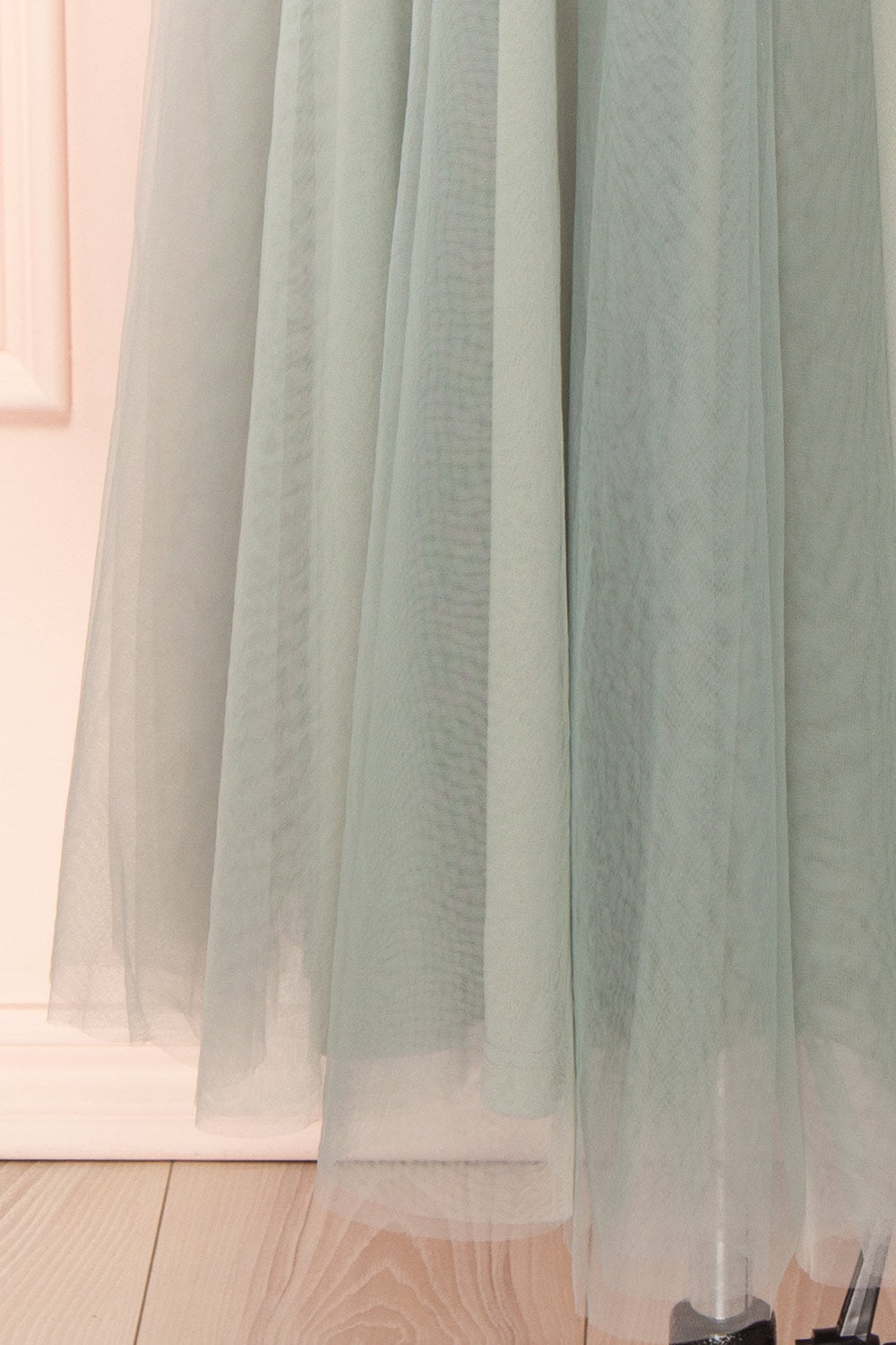 Valerie Sage A-Line Tulle Midi Dress | Boutique 1861 bottom