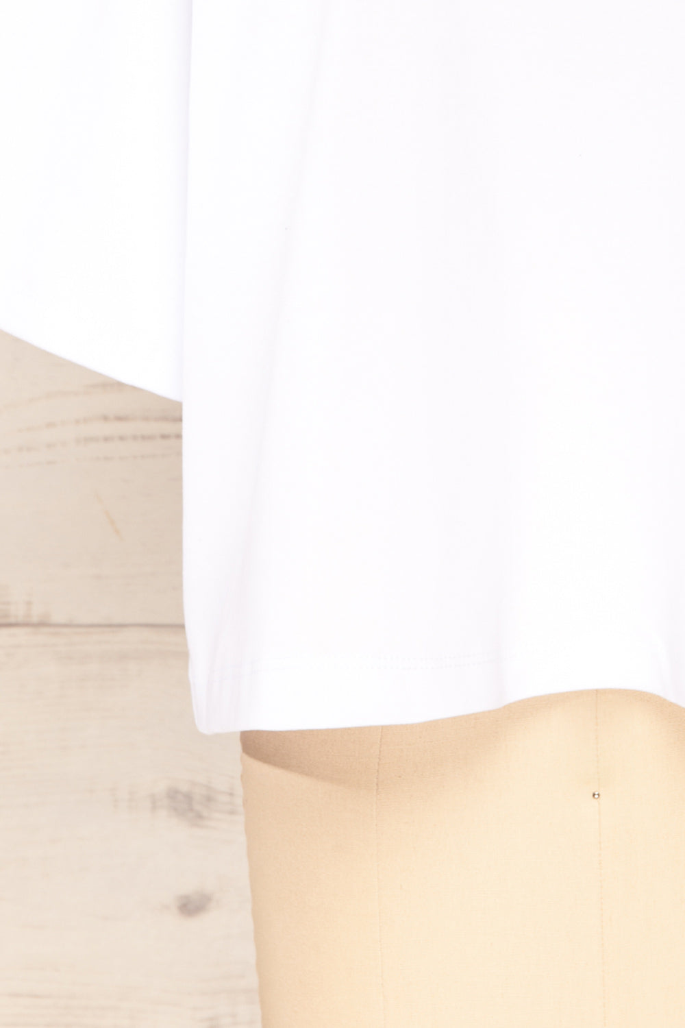 Valpacos White Organic Cotton Crop Top | La petite garçonne bottom