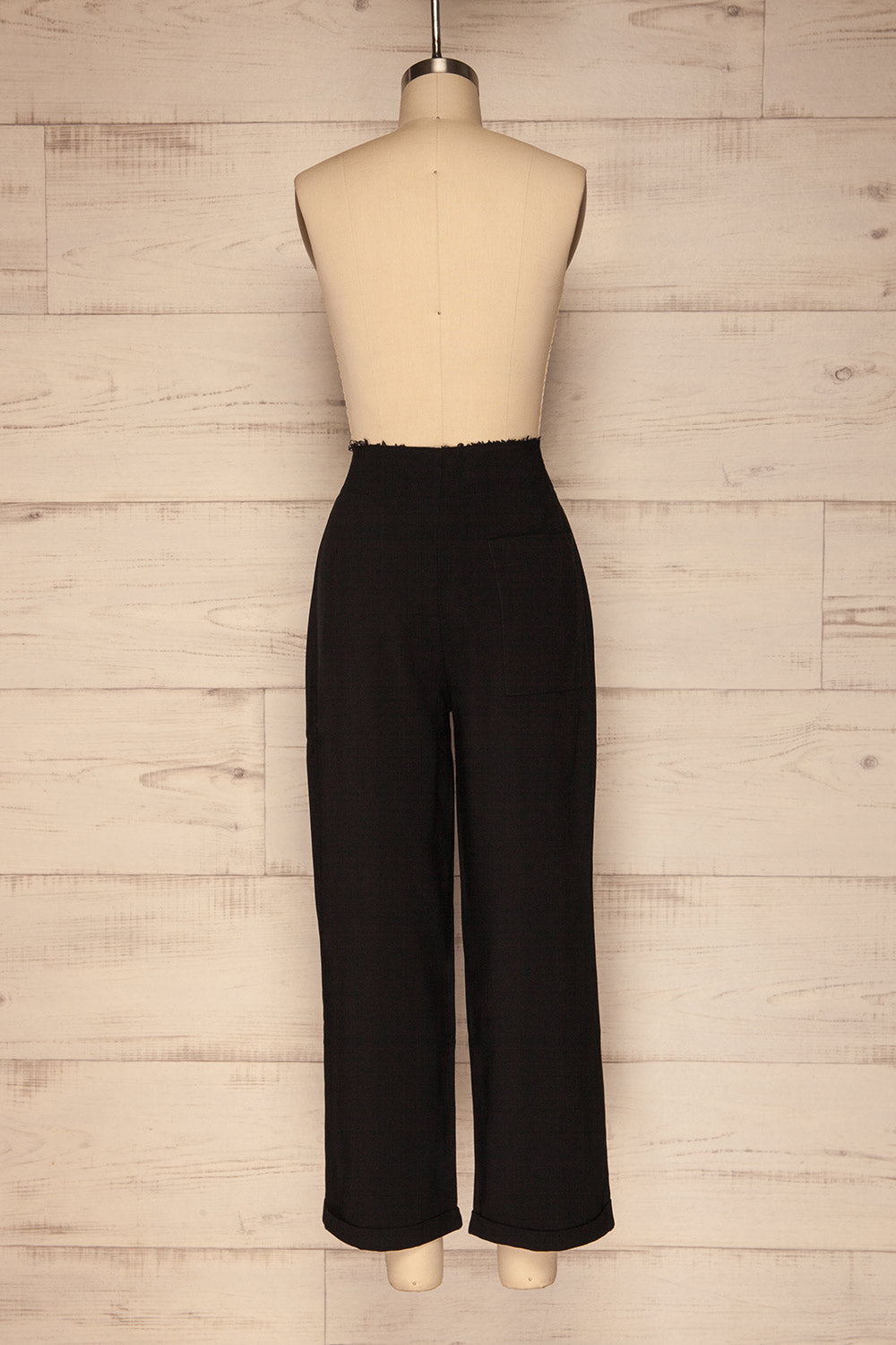 Varedo Poivre Black Pants | Pantalon Noir back view | La Petite Garçonne