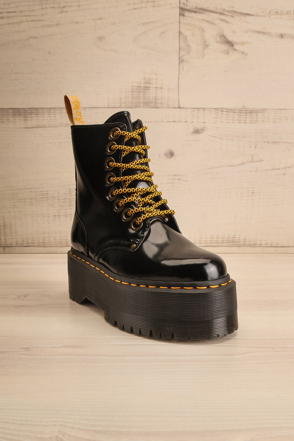 Vegan Jadon Boot Max Platforms | La petite garçonne front view