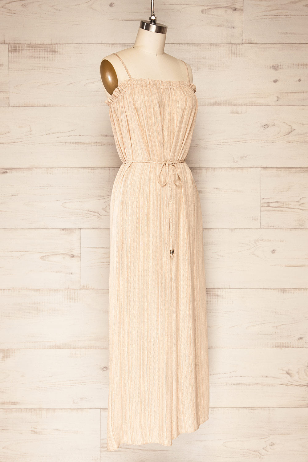 Vertir Wide-Leg Patterned Jumpsuit with Belt | La petite garçonne side view