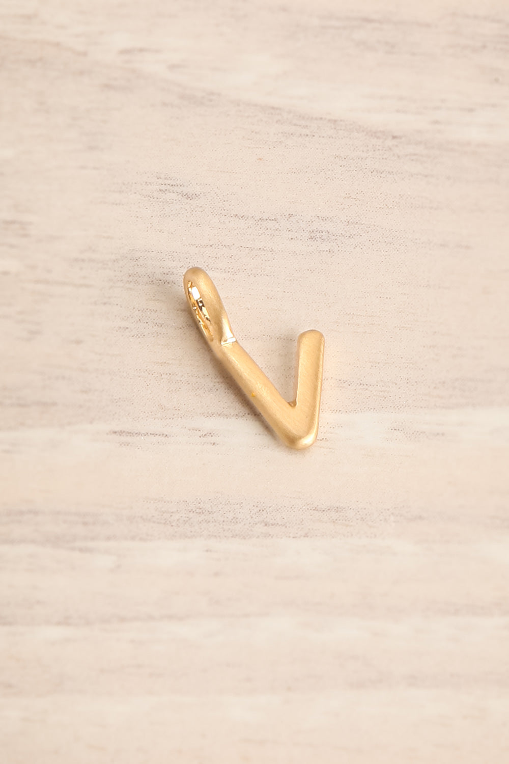 Victor Gold Letter V Charm | La Petite Garçonne 2