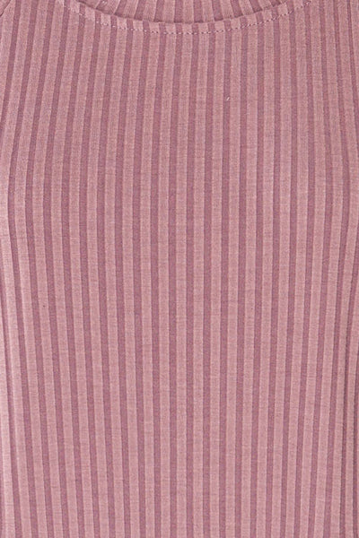 Villach Short Ribbed Dress w/ Pockets | La petite garçonne fabric