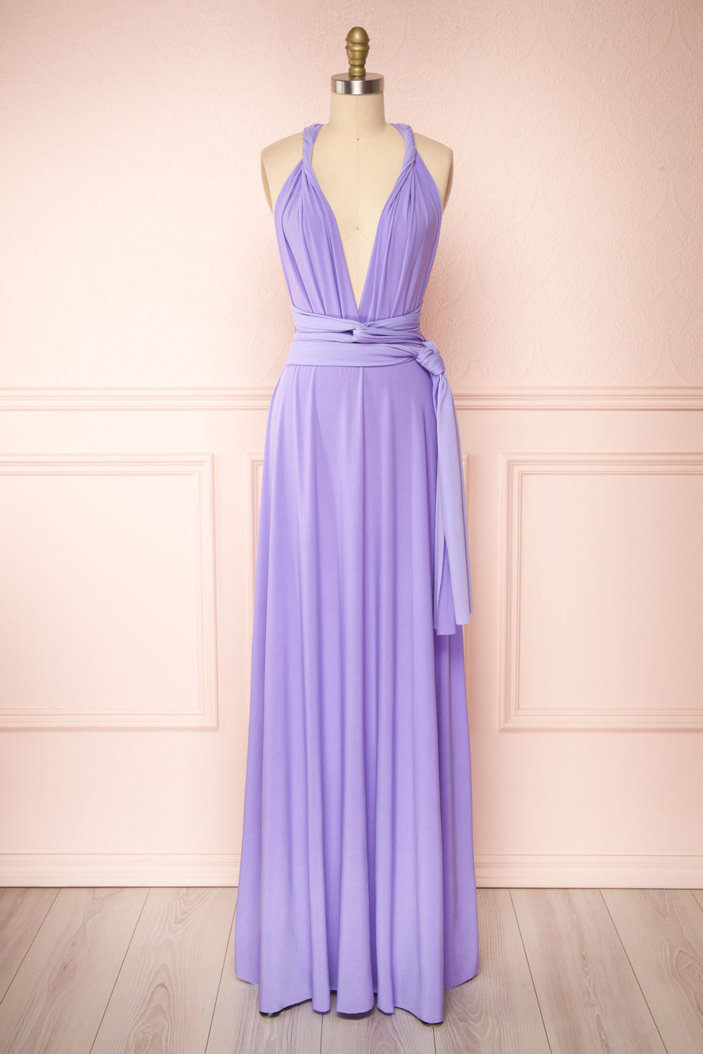 fitted lace wedding dress TDY Lilac Short Infinity Dress main image 0