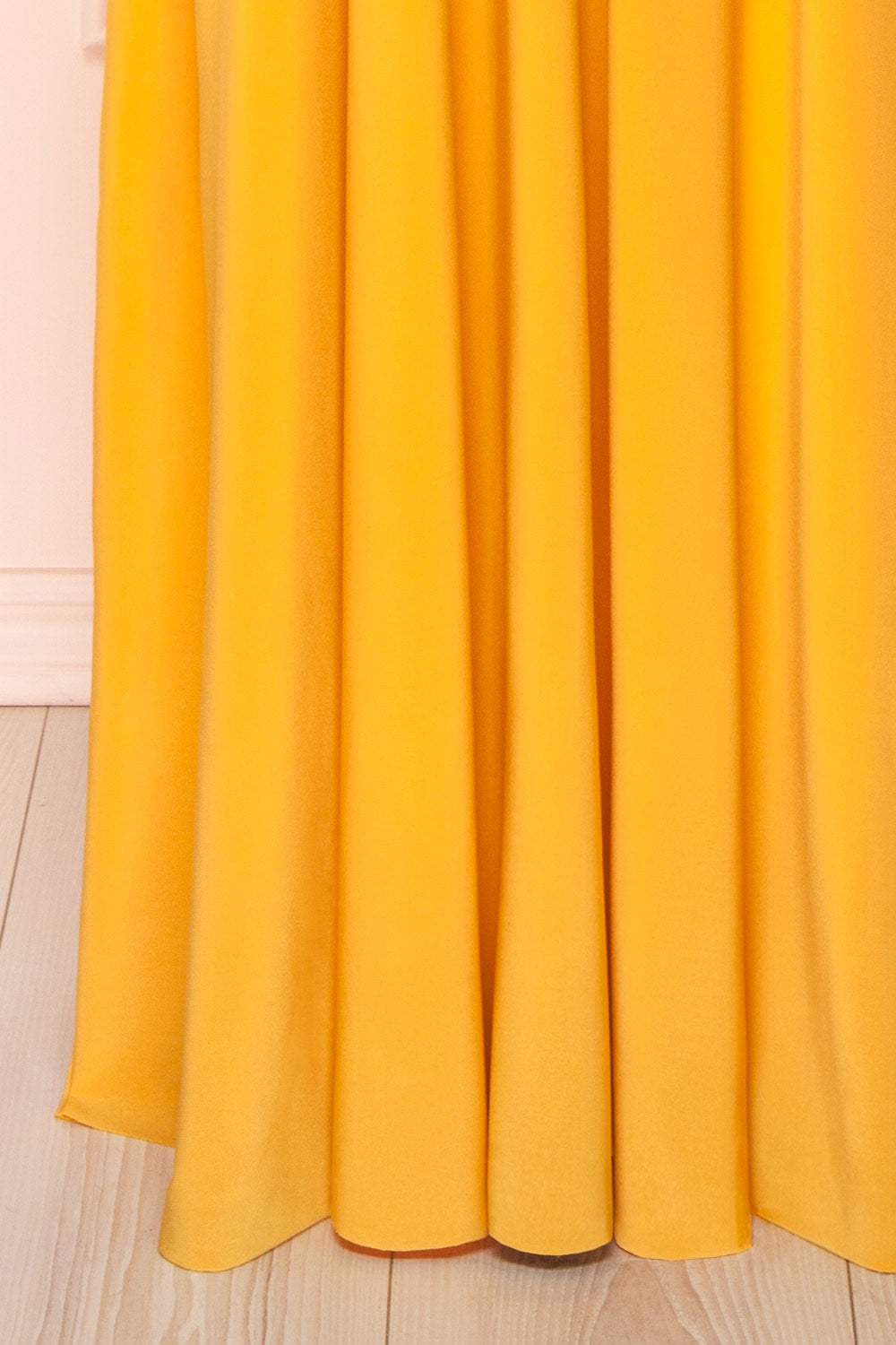 Violaine Yellow Convertible Maxi Dress | Boutique 1861 bottom