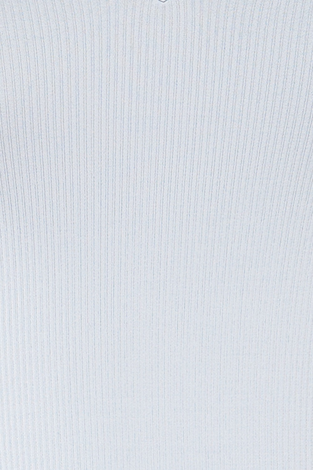 Volos Blue Ribbed Thin Strap Crop Top | La petite garçonne  fabric 