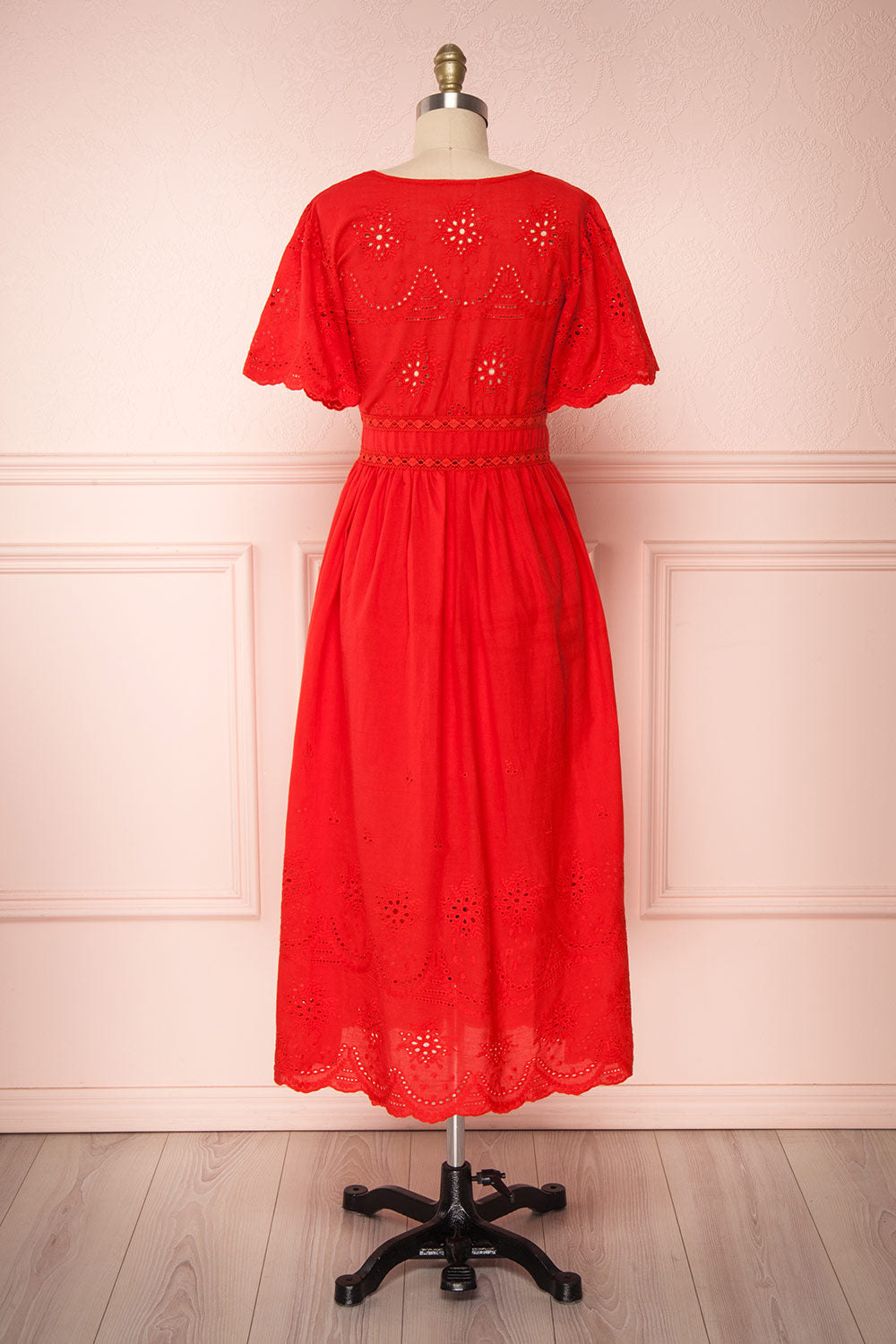 Werda Tomato | Robe Midi Rouge