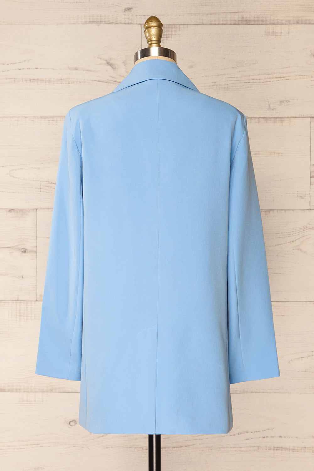Weston Blue Oversized Blazer | La petite garçonne back view