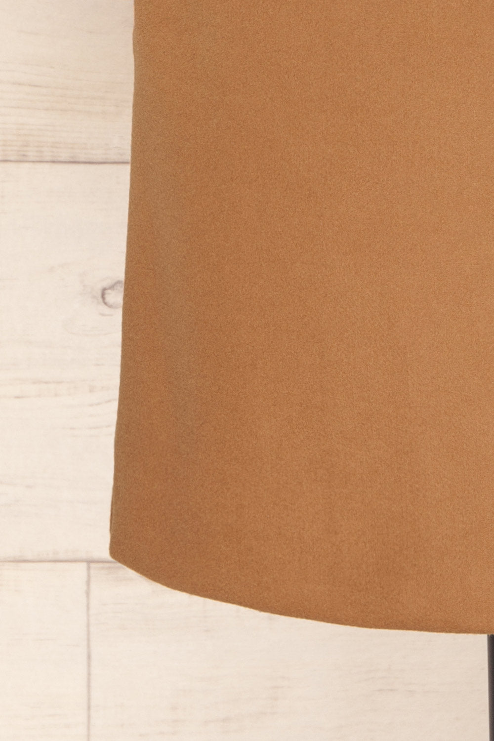 Youri Brown Buttoned Trench Coat with Pockets | La petite garçonne bottom